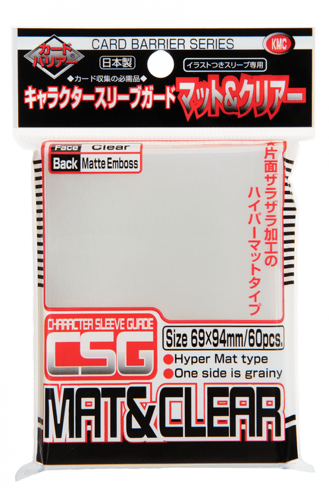 KMC Sleeves | Character Sleeve Guard | 60ct Mat & Clear