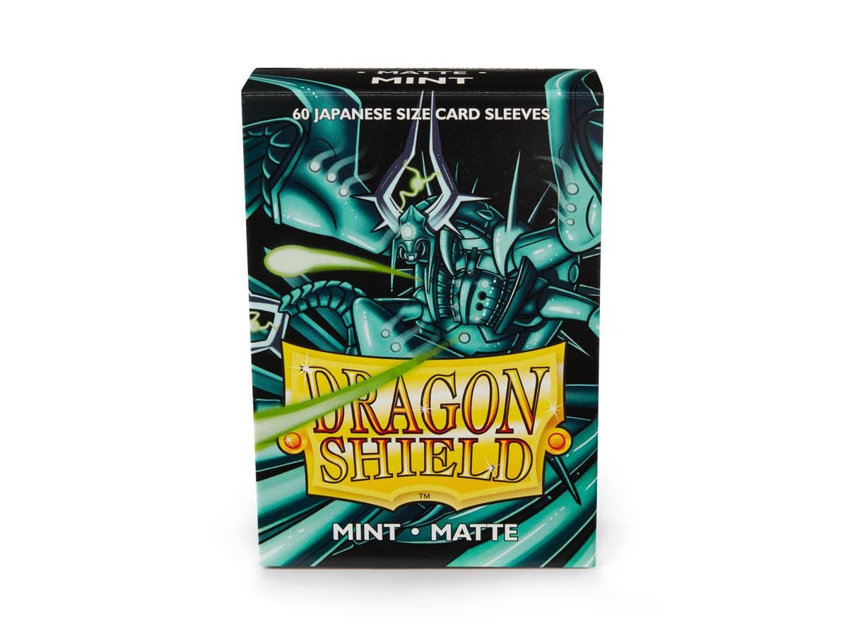 Dragon Shield | Japanese Size Sleeves | 60ct | Mint (Matte)