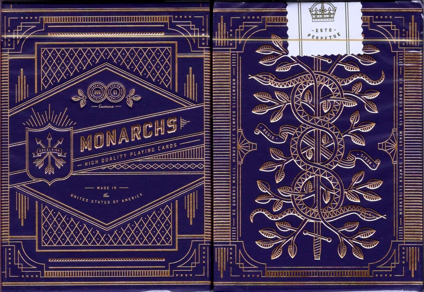 Bicycle Playing Cards | Monarchs (Purple)