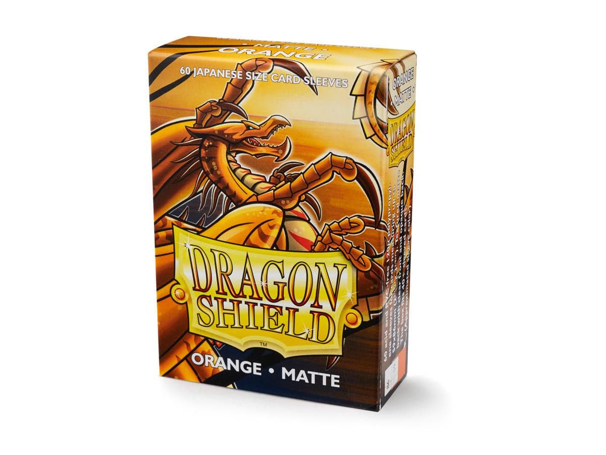 Dragon Shield | Japanese Size Sleeves | 60ct | Orange (Matte)