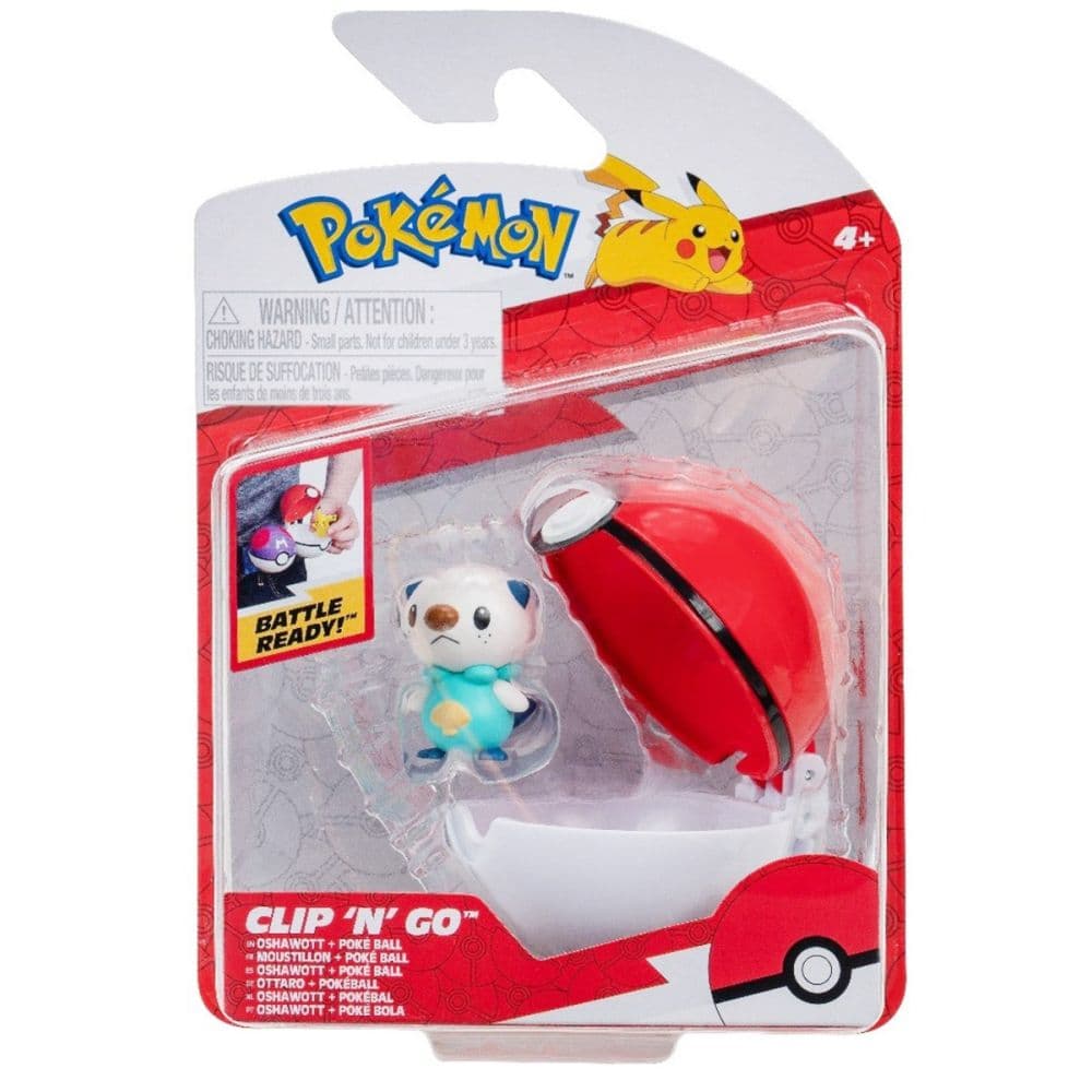 Pokemon Battle Figures | Clip 'n' Go | Oshawatt & Dive Ball