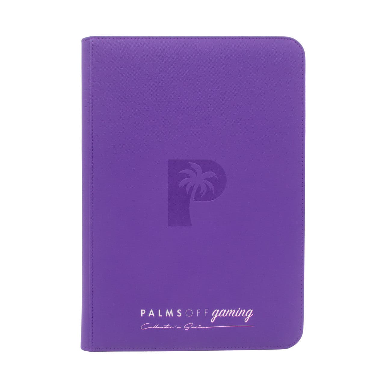 Palms Off | Collector's Series | Clear Top Loader Zip Binder | Purple