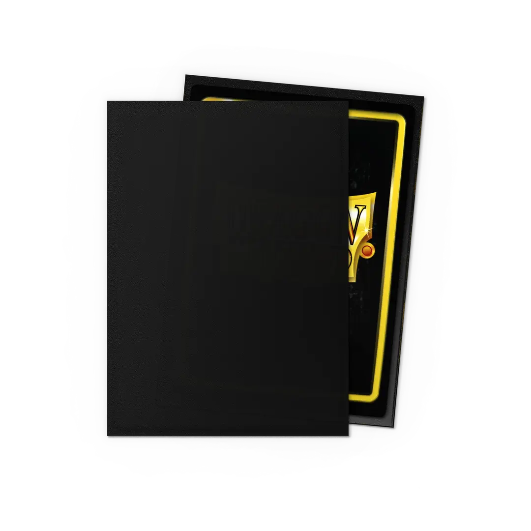 Dragon Shield | Standard Size Sleeves | 100ct | Non-Glare | Black (Matte)