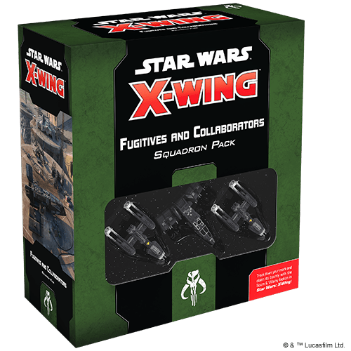 Star Wars X-Wing 2nd Edition Fugitives and Collaborators Squadron Pack