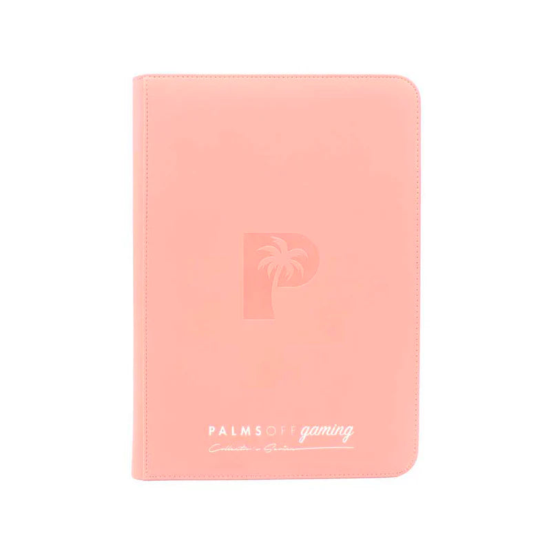 Palms Off - Collector's Series Clear Top Loader Zip Binder (Pink)