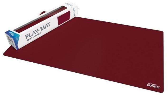 Ultimate Guard: Playmats | Monochrome 61 x 35 cm | Bordeaux Red