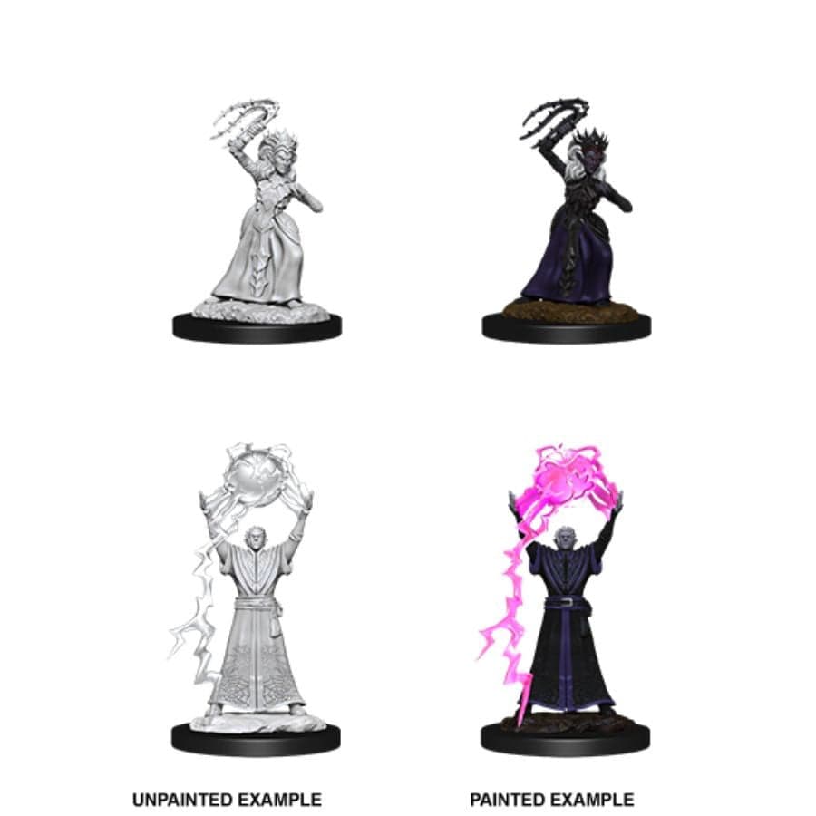 D&D Nolzur's Marvelous Miniatures | Drow Mage & Drow Priestess