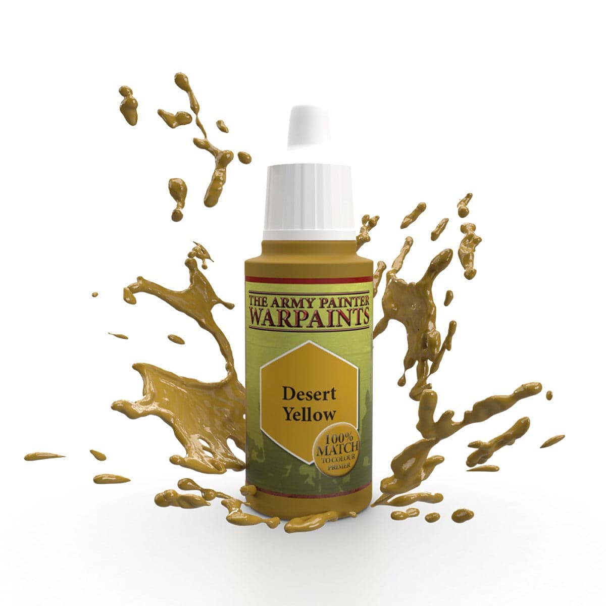 The Army Painter | Warpaints | Desert Yellow Acrylic Paint 18ml