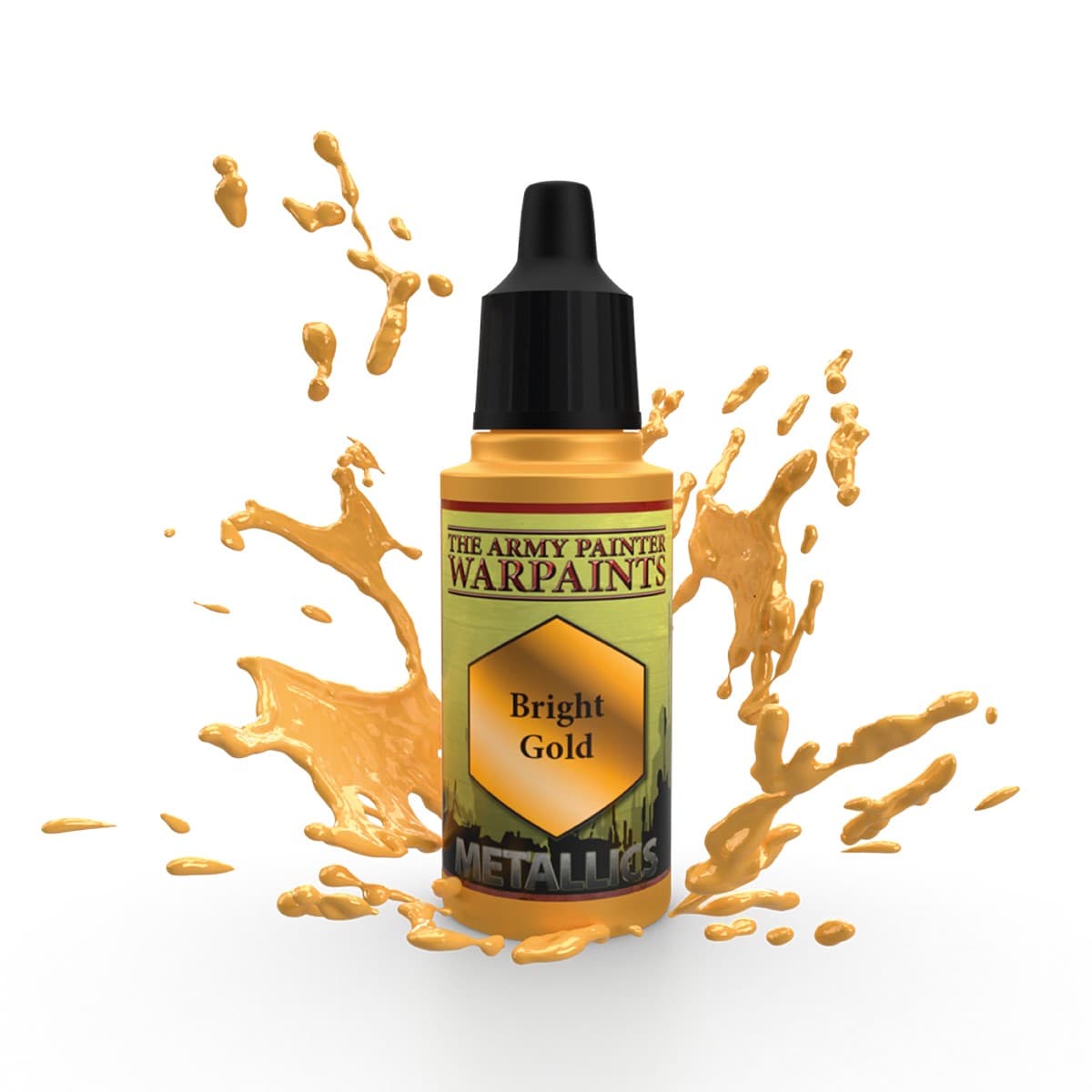 The Army Painter | Metallics | Bright Gold Acrylic Paint 18ml