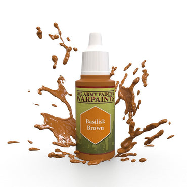 The Army Painter | Warpaints | Basilisk Brown Acrylic Paint 18ml