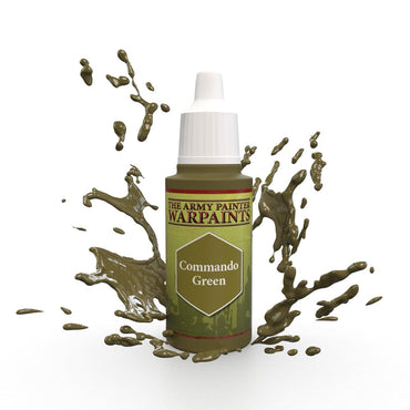 The Army Painter | Warpaints | Commando Green Acrylic Paint 18ml