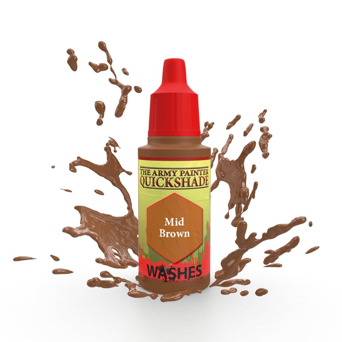 The Army Painter | Washes | QuickShade | Mid Brown Ink 18ml
