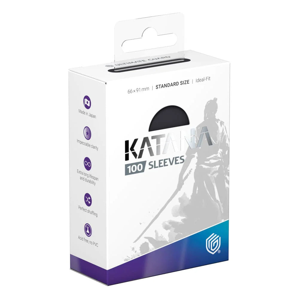 Ultimate Guard: Katana | Standard Size Sleeves | 100ct | Obsidian Shard (Matte)