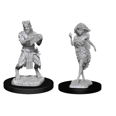 D&D Nolzurs Marvelous Unpainted Miniatures Satyr and Dryad
