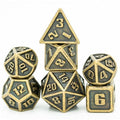 Polyhedral Dice Set | Metal | Mini Bronze | Set of 7 (D1002)