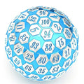 Metal Dice | d100 "Blue Mithril" Plated