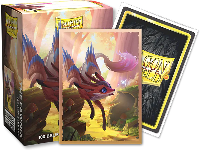 Dragon Shield | Standard Size Sleeves | 100ct | The Fawnix (Art Brushed)