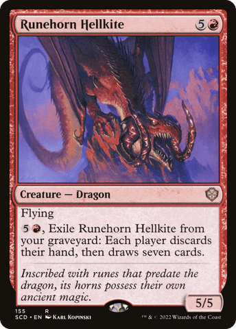 Runehorn Hellkite [Starter Commander Decks]