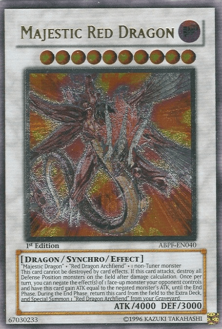 Majestic Red Dragon [ABPF-EN040] Ultimate Rare