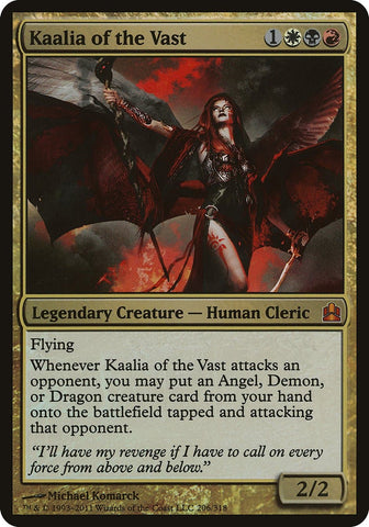 Kaalia of the Vast (Oversized) [Commander 2011 Oversized]