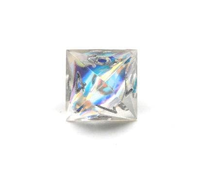 RPG Dice | "Silver Dream" (Sharp Edged) | Set of 7