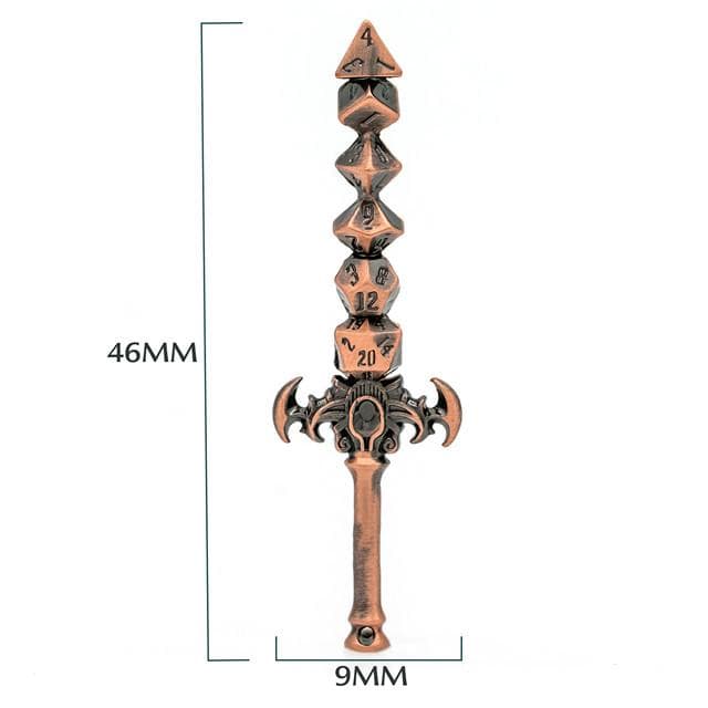 Pendant | "Holy Avenger" Dice Sword | Copper