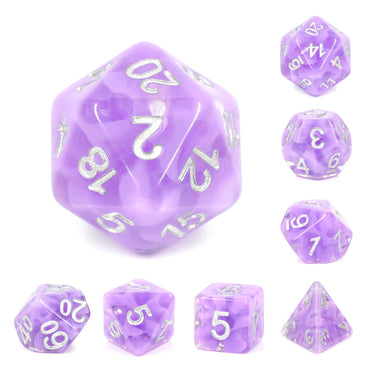 RPG Dice | "Purple Haze" | Set of 7