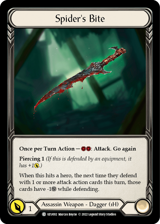 Spider's Bite [UZU002] (Outsiders Uzuri Blitz Deck)