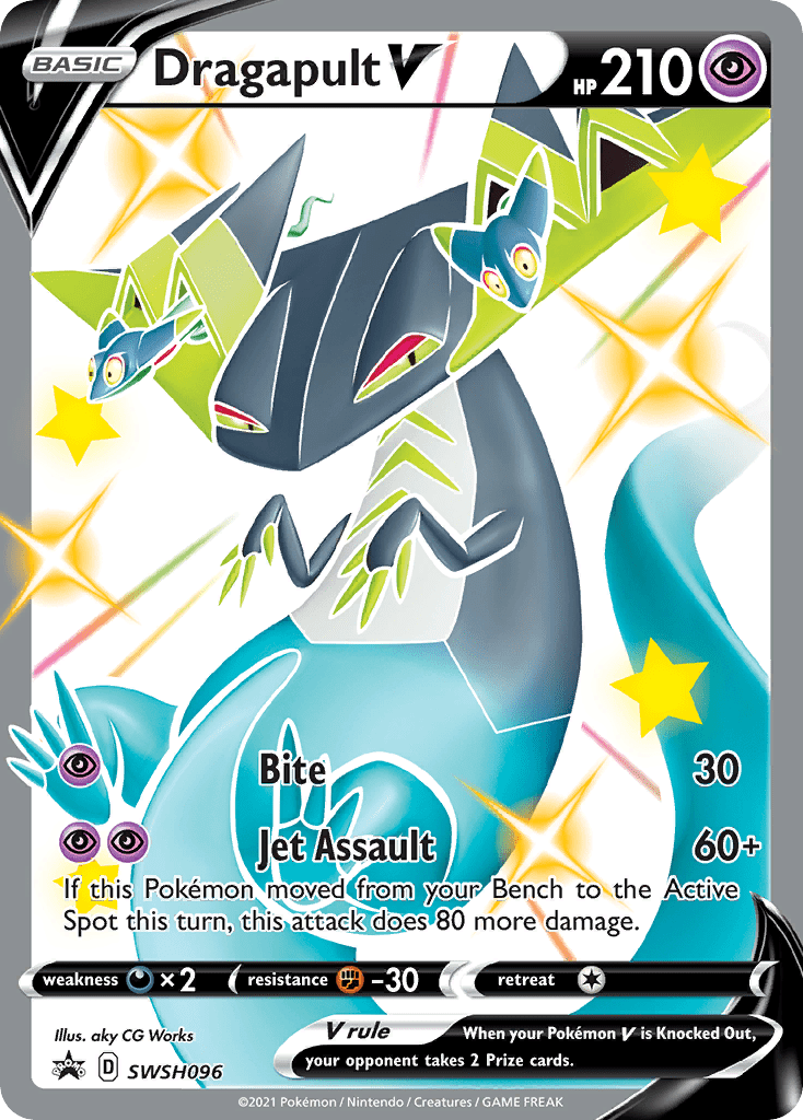 Dragapult V SWSH096/307 - SWSH Sword & Shield Promo Cards Holofoil