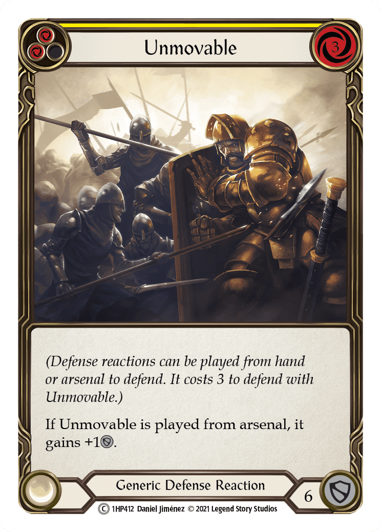 Unmovable (Yellow) [1HP412]