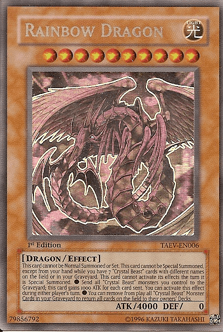 Rainbow Dragon [TAEV-EN006] Ghost Rare