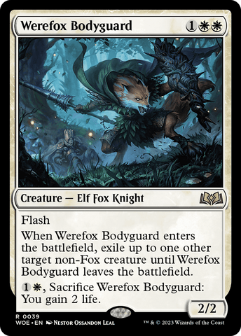 Werefox Bodyguard [Wilds of Eldraine]
