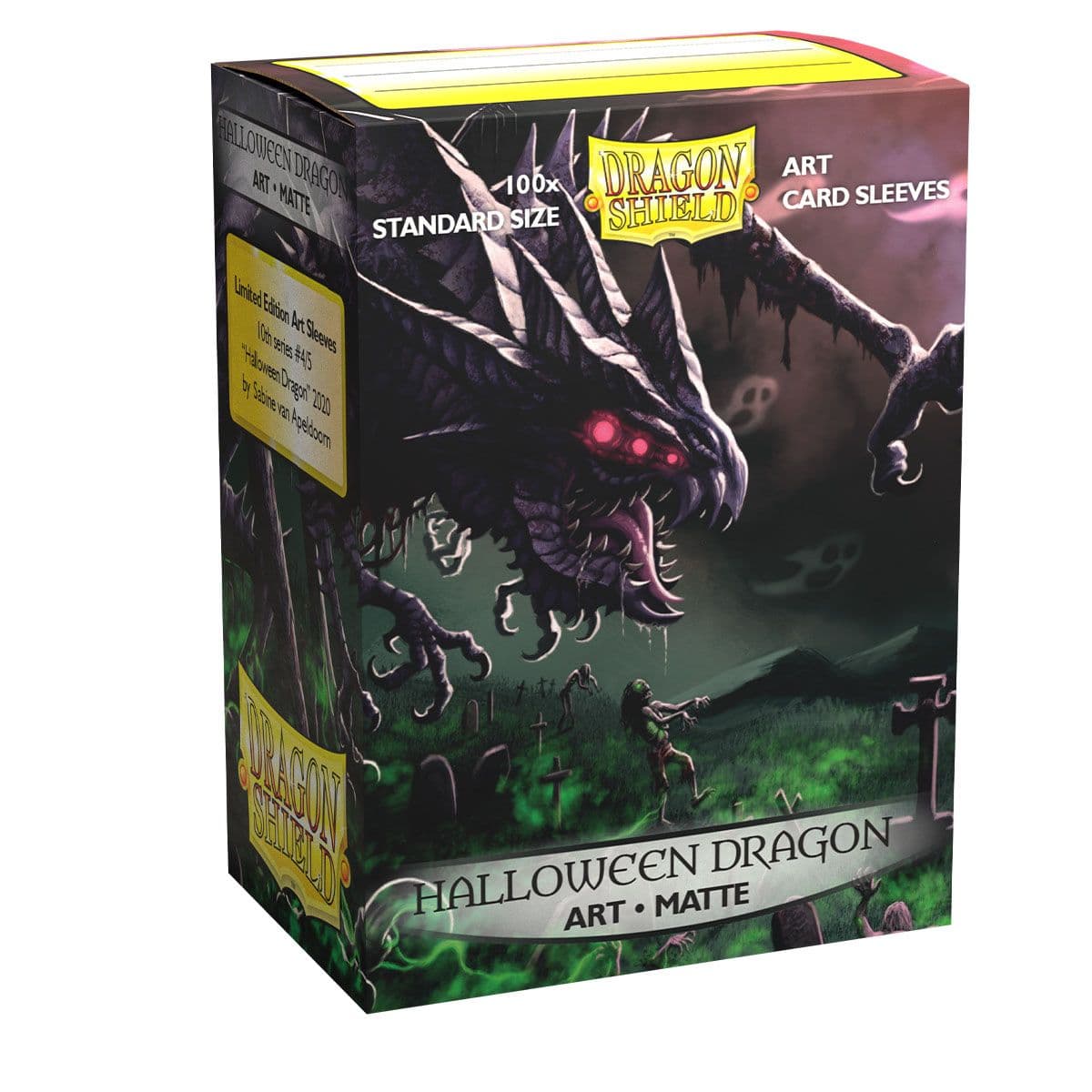 Dragon Shield | Standard Size Sleeves | 100ct | Halloween Dragon: 2020 (Art Matte)