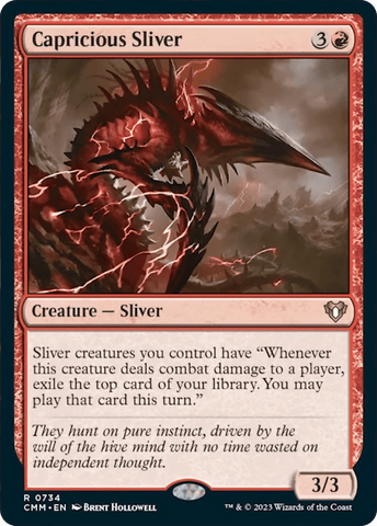 Capricious Sliver [Commander Masters]