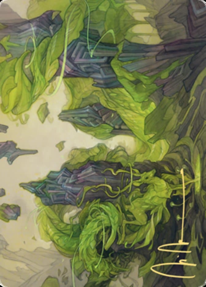 Reclaim the Wastes Art Card (Gold-Stamped Signature) [Zendikar Rising Art Series]