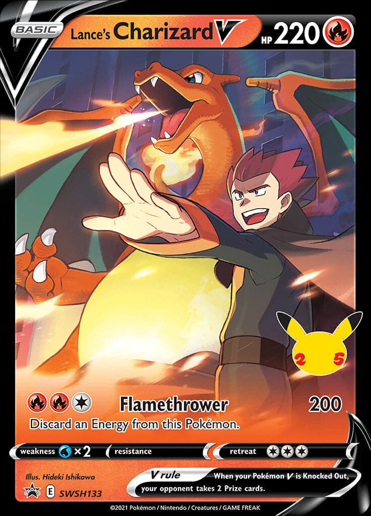 Lance's Charizard V SWSH133/307 - SWSH Sword & Shield Promo Cards Holofoil