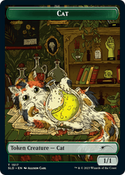 Dog // Cat Double-Sided Token [Secret Lair Commander Deck: Raining Cats and Dogs Tokens]