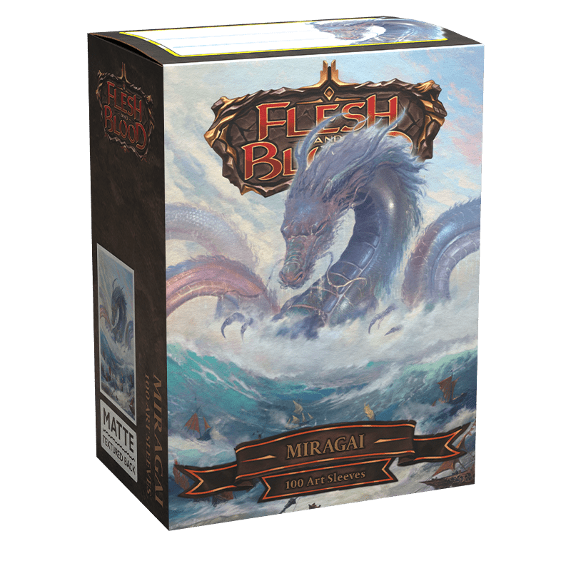 Dragon Shield | Standard Size Sleeves | 100ct | Miragai (Flesh and Blood Matte)