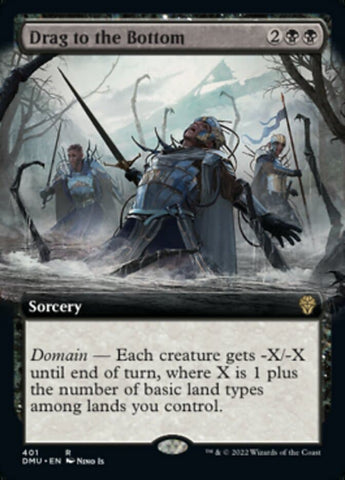 Drag to the Bottom (Extended Art) [Dominaria United]