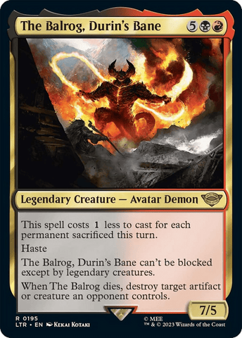 The Balrog, Durin's Bane [The Lord of the Rings: Tales of Middle-Earth]