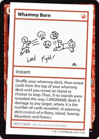 Whammy Burn (2021 Edition) [Mystery Booster Playtest Cards]