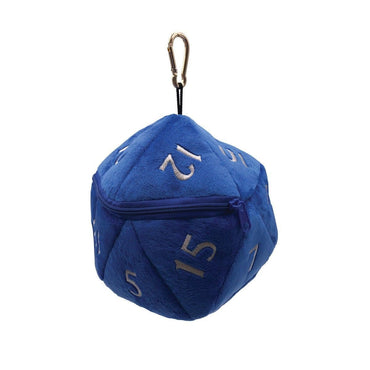 Dungeons & Dragons | d20 Plush Dice Bag | Blue
