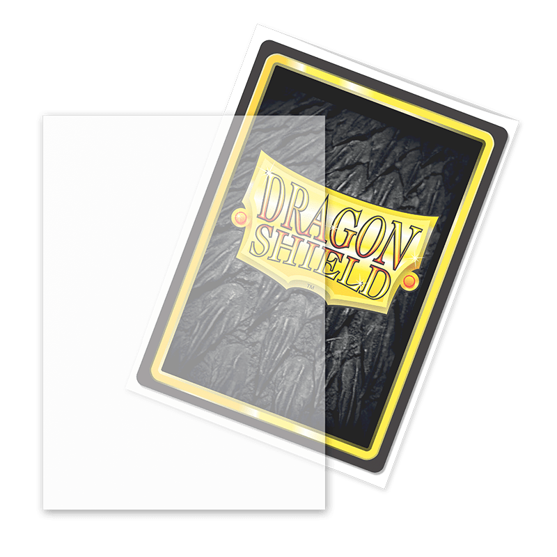 Dragon Shield | Standard Size Sleeves | 100ct | Clear (Non-Glare Matte)