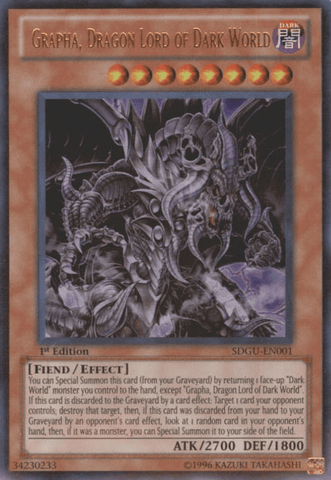 Grapha, Dragon Lord of Dark World [SDGU-EN001] Ultra Rare