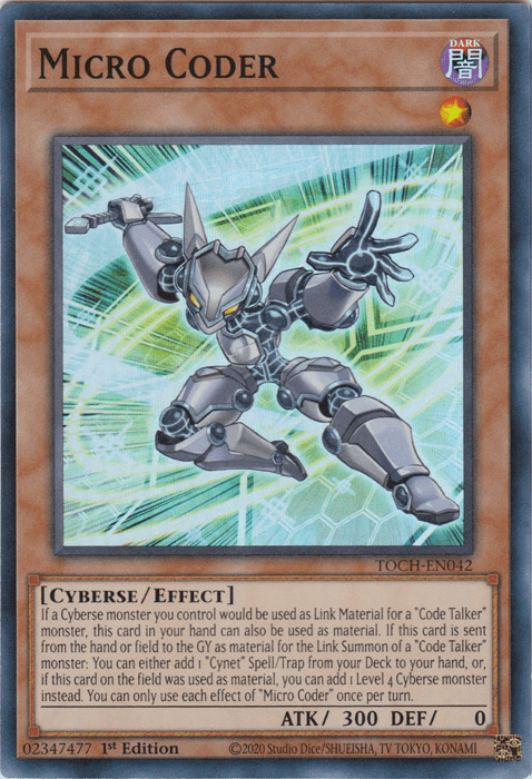 Micro Coder [TOCH-EN042] Super Rare