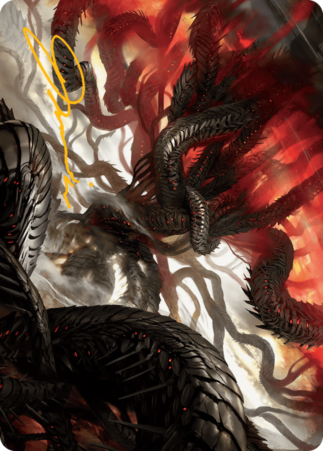 Realmbreaker, the Invasion Tree Art Card (Gold-Stamped Signature) [March of the Machine Art Series]