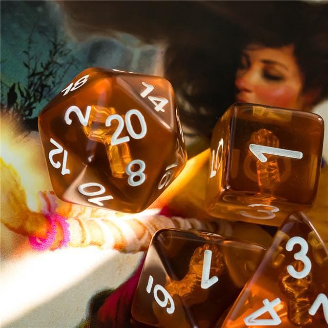 RPG Dice | "Monk's Fist" | Set of 7