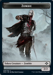 Squirrel // Zombie Double-Sided Token [Modern Horizons 2 Tokens]