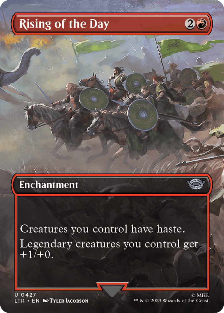 Rising of the Day (Borderless Alternate Art) [The Lord of the Rings: Tales of Middle-Earth]