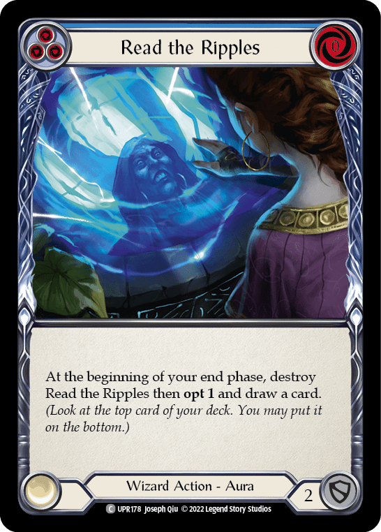 Read the Ripples (Blue) [UPR178] (Uprising)  Rainbow Foil